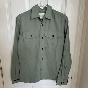 Jack & Jones green casual button down shirt size M
